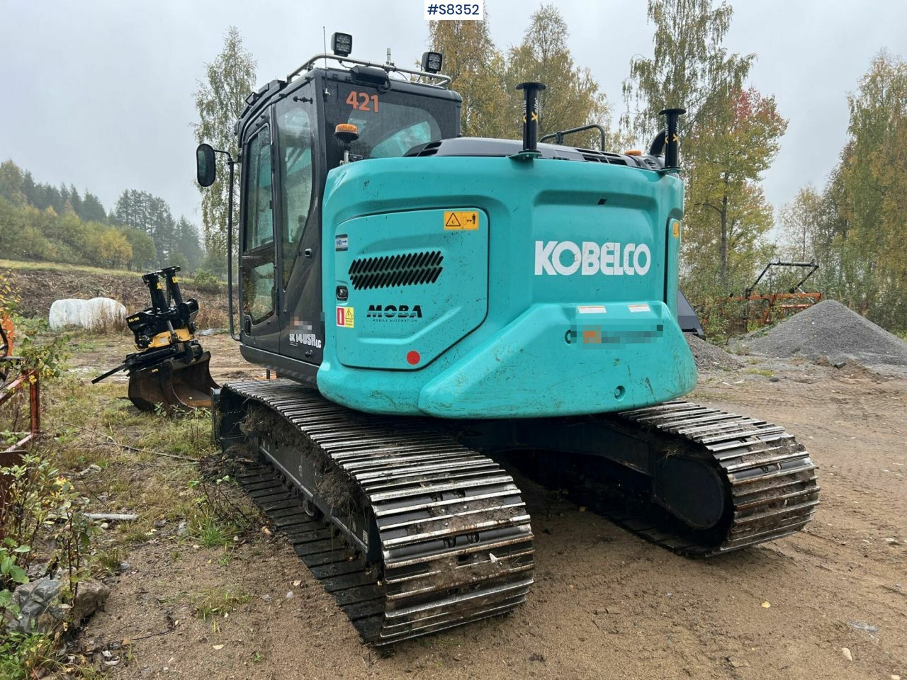 KOBELCO SK140 SRLC-7 with Trejon Cutting unit and Engcon tiltrotator (SEE VIDEO) - Escavadora de rastos: foto 3 KOBELCO SK140 SRLC-7 with Trejon Cutting unit and Engcon tiltrotator (SEE VIDEO) - Escavadora de rastos: foto 3