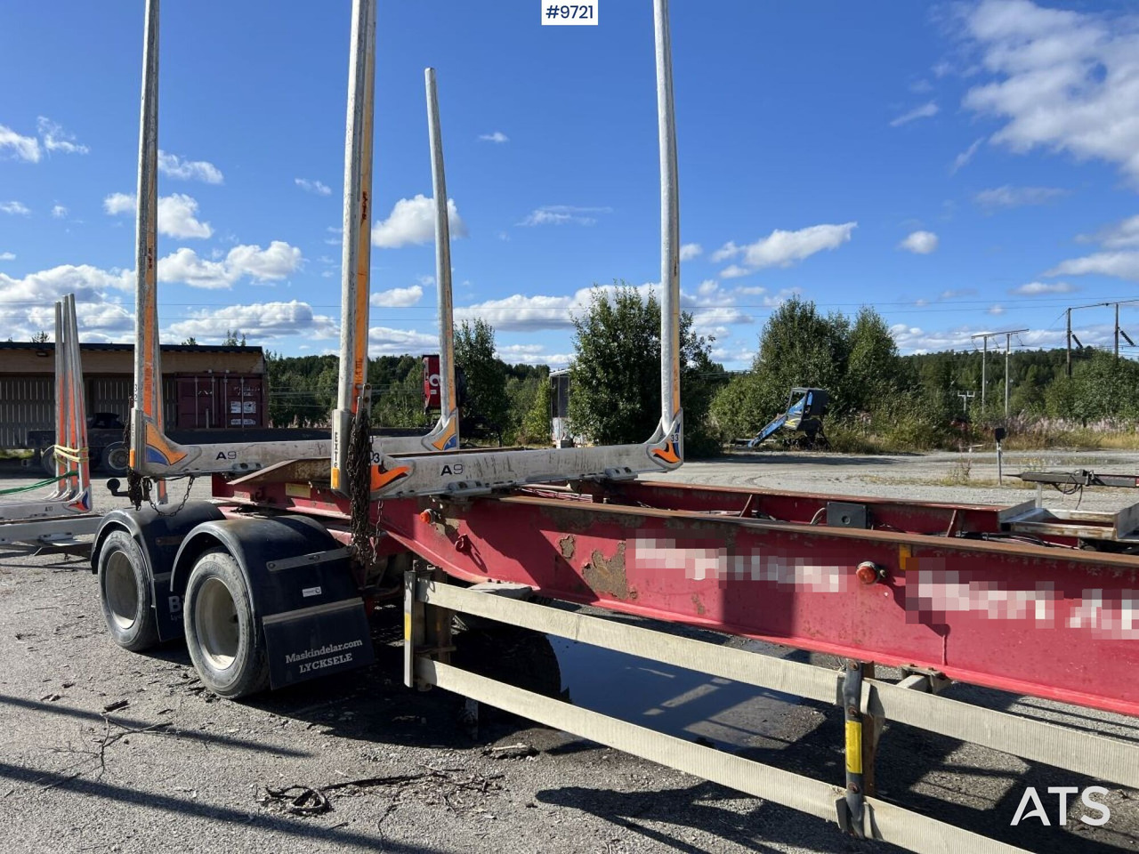 Reboque transporte de madeira Kilafors SBB4A-36-105 Timber wagon: foto 7