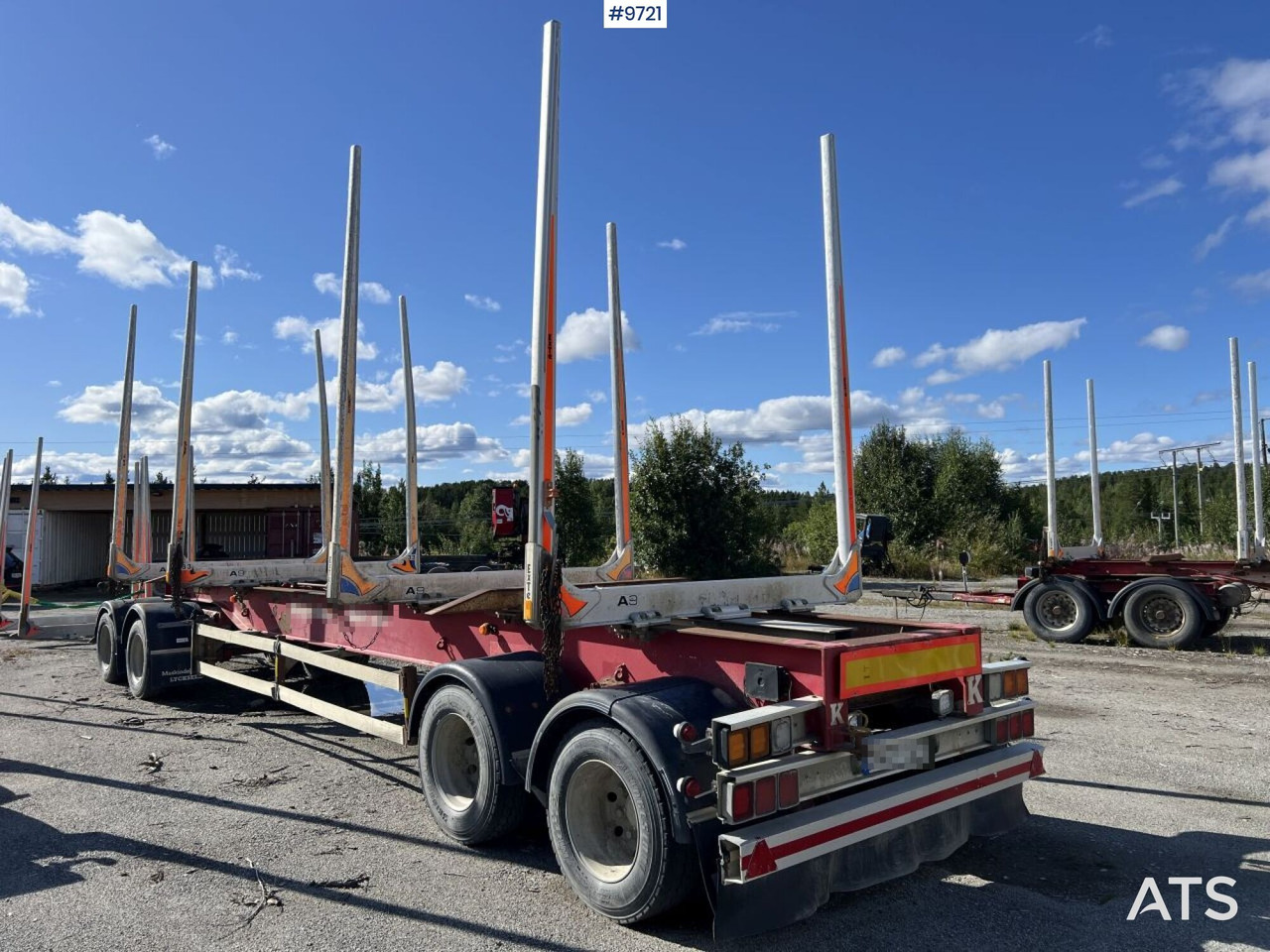 Reboque transporte de madeira Kilafors SBB4A-36-105 Timber wagon: foto 6
