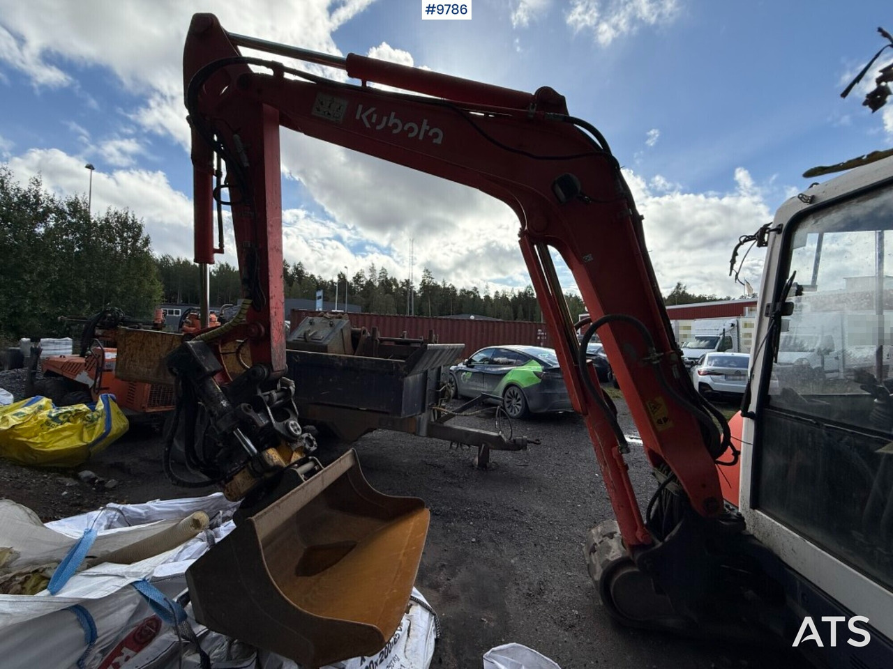 Kubota U45-3a crawler excavator with tiltrotator and buckets - Mini escavadeira: foto 4 Kubota U45-3a crawler excavator with tiltrotator and buckets - Mini escavadeira: foto 4