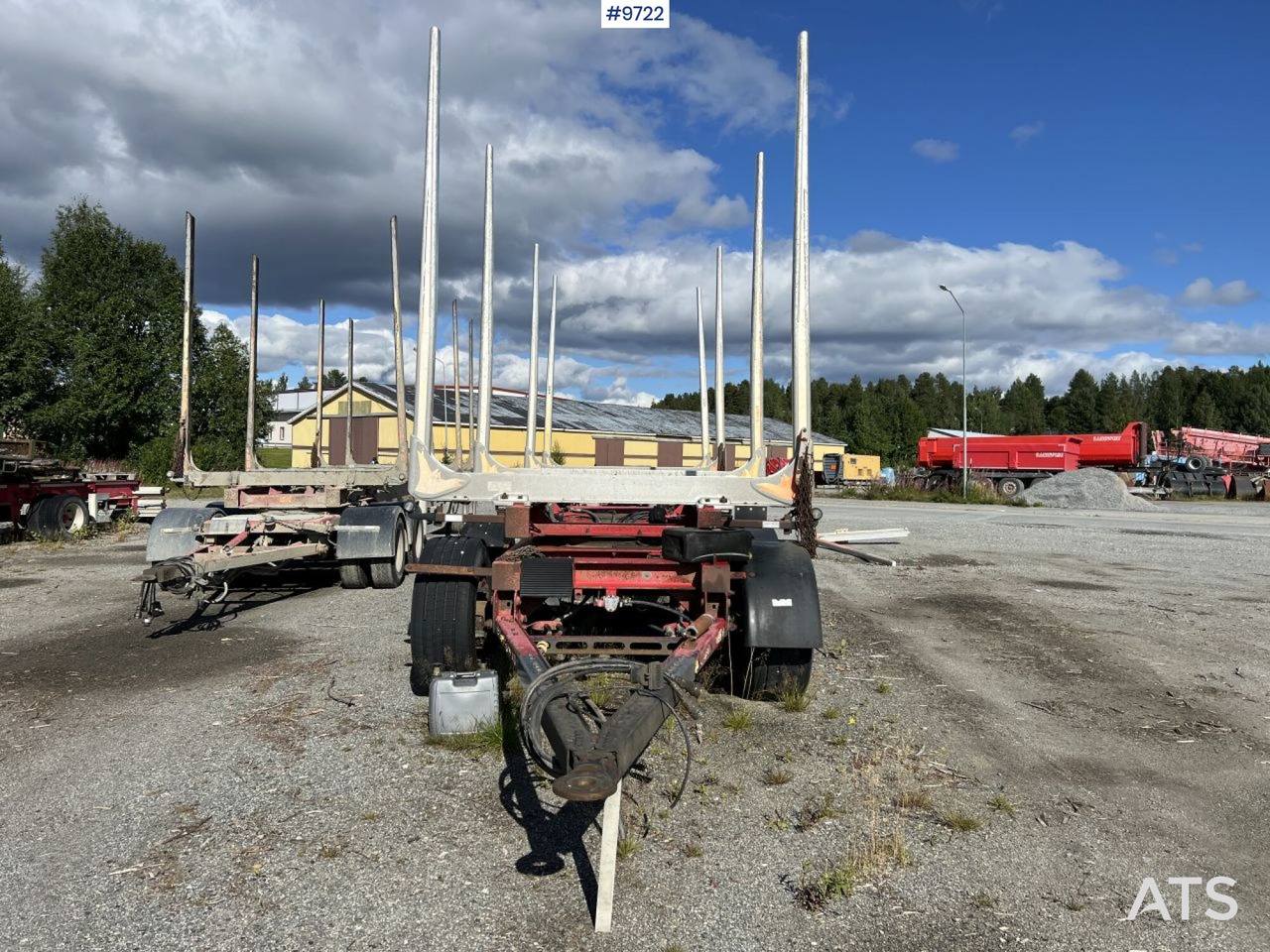 Reboque transporte de madeira LEFAB V4 100 Timber trailer: foto 7