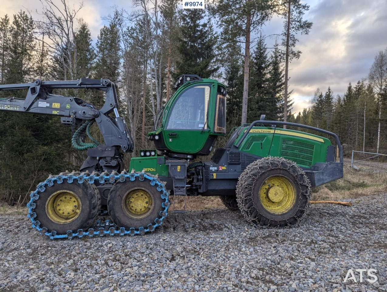 Harvester John Deere 1170G - Máquina de outro: foto 2 Harvester John Deere 1170G - Máquina de outro: foto 2