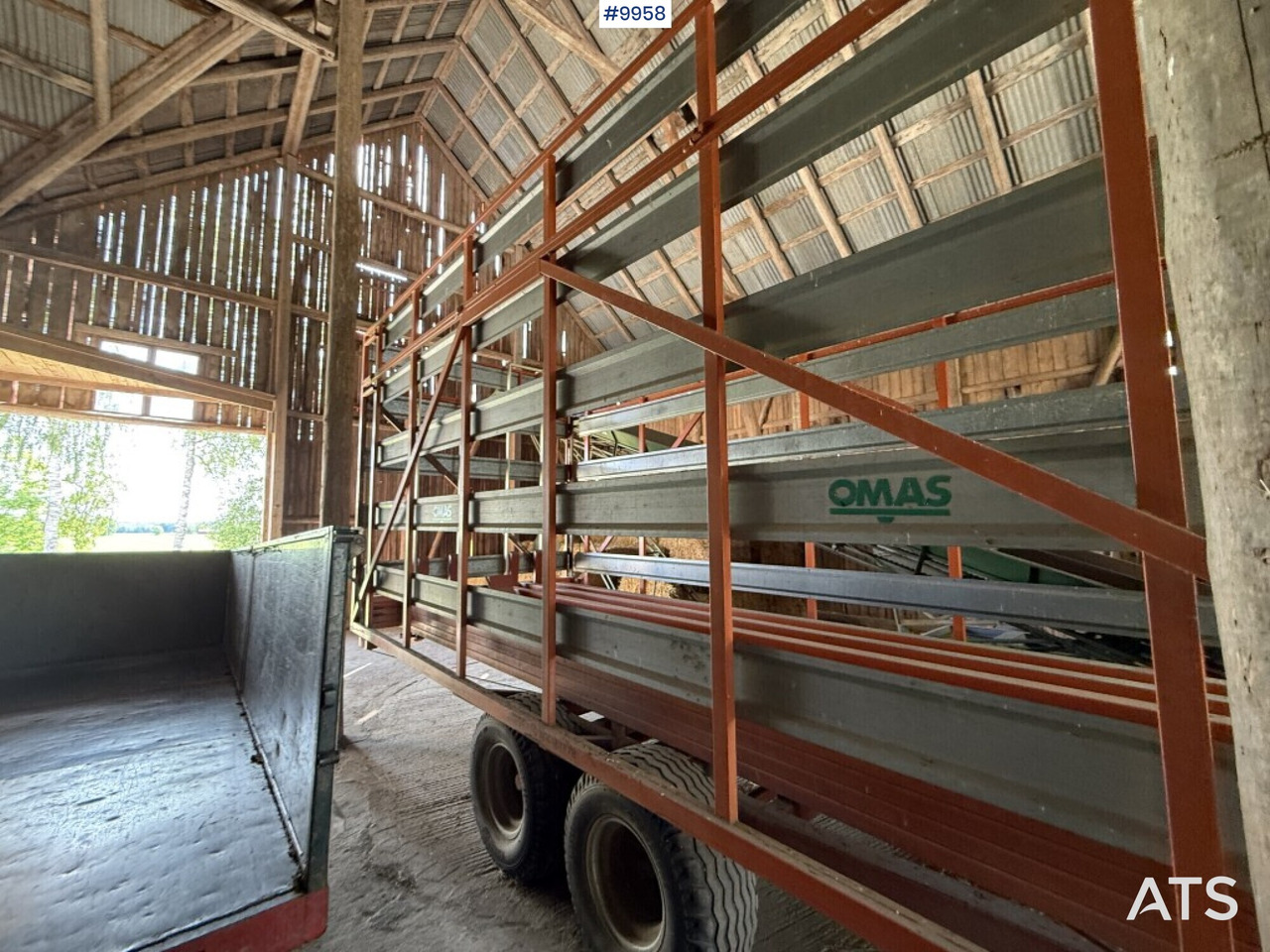 Self-loading trailer small bale Omas CB170 S - Máquina de outro: foto 1 Self-loading trailer small bale Omas CB170 S - Máquina de outro: foto 1