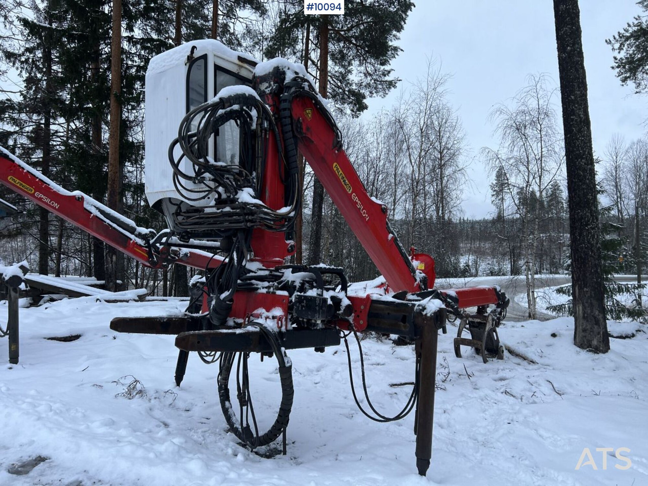 Palfinger Epsilon M110 Timber crane with double jib - Grua para caminhão: foto 2 Palfinger Epsilon M110 Timber crane with double jib - Grua para caminhão: foto 2