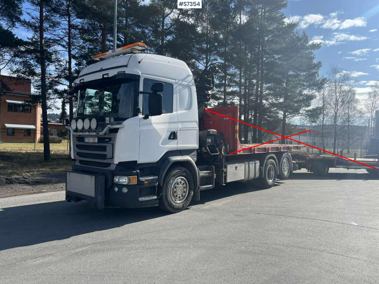 Scania R410 LB 6x2 Crane truck with Hiab crane and multilift axle - Caminhão polibenne, Caminhão grua: foto 1 Scania R410 LB 6x2 Crane truck with Hiab crane and multilift axle - Caminhão polibenne, Caminhão grua: foto 1