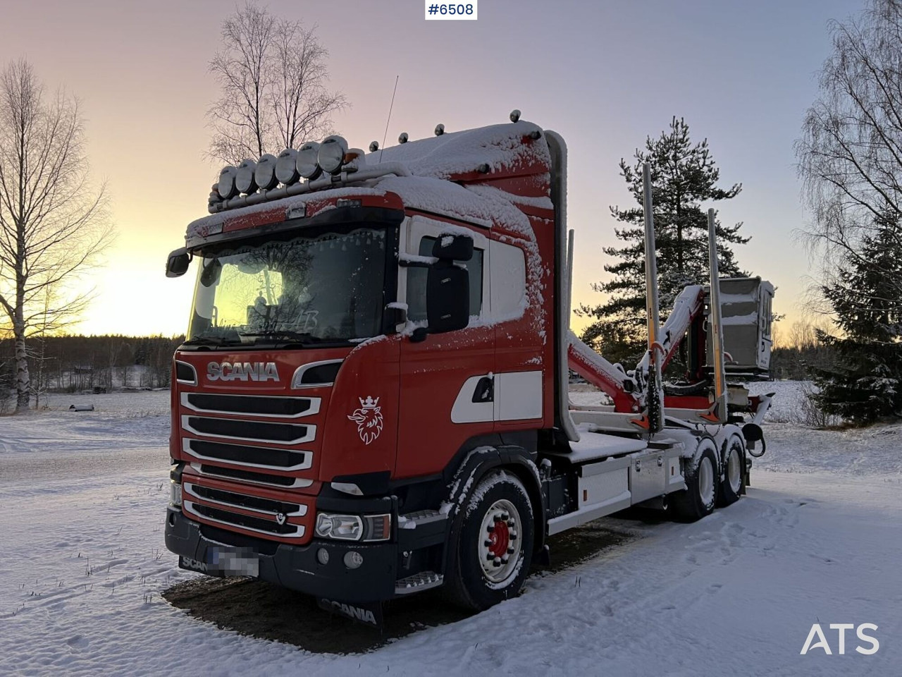 Scania R560 Timber Truck with crane - Caminhão florestal: foto 2 Scania R560 Timber Truck with crane - Caminhão florestal: foto 2