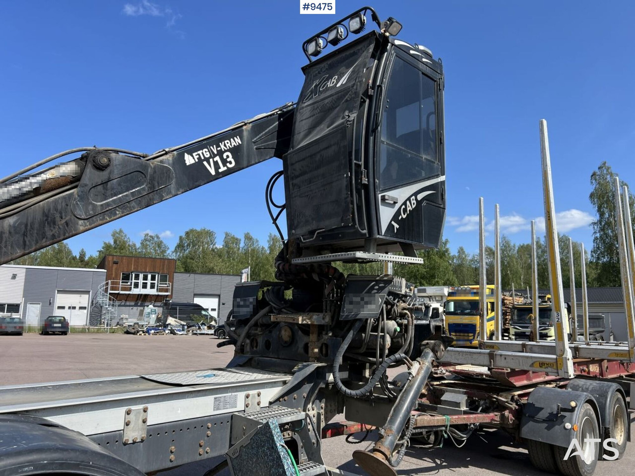 Scania R580 Timmerbil med kran och släp, Timmerekipage - Caminhão florestal: foto 5 Scania R580 Timmerbil med kran och släp, Timmerekipage - Caminhão florestal: foto 5