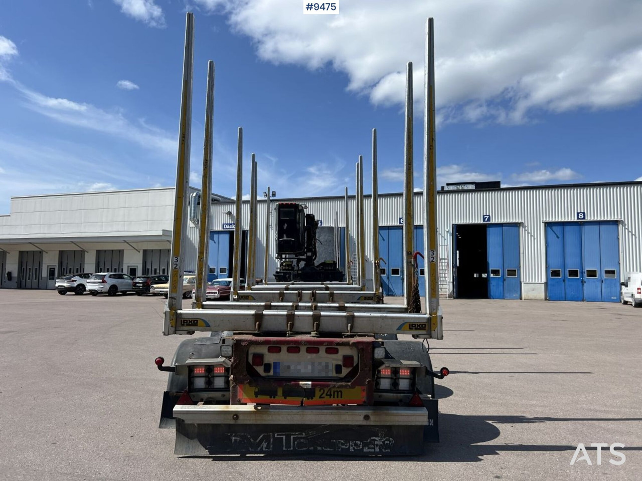 Scania R580 Timmerbil med kran och släp, Timmerekipage - Caminhão florestal: foto 3 Scania R580 Timmerbil med kran och släp, Timmerekipage - Caminhão florestal: foto 3