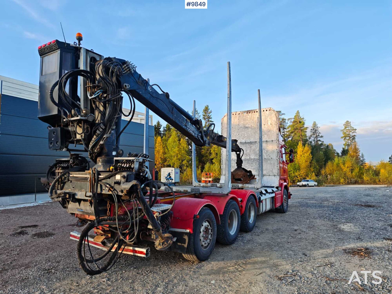 Scania R730 Tridem Timber Truck with Loglift F125S Crane (VIDEO) - Caminhão florestal, Caminhão grua: foto 5 Scania R730 Tridem Timber Truck with Loglift F125S Crane (VIDEO) - Caminhão florestal, Caminhão grua: foto 5
