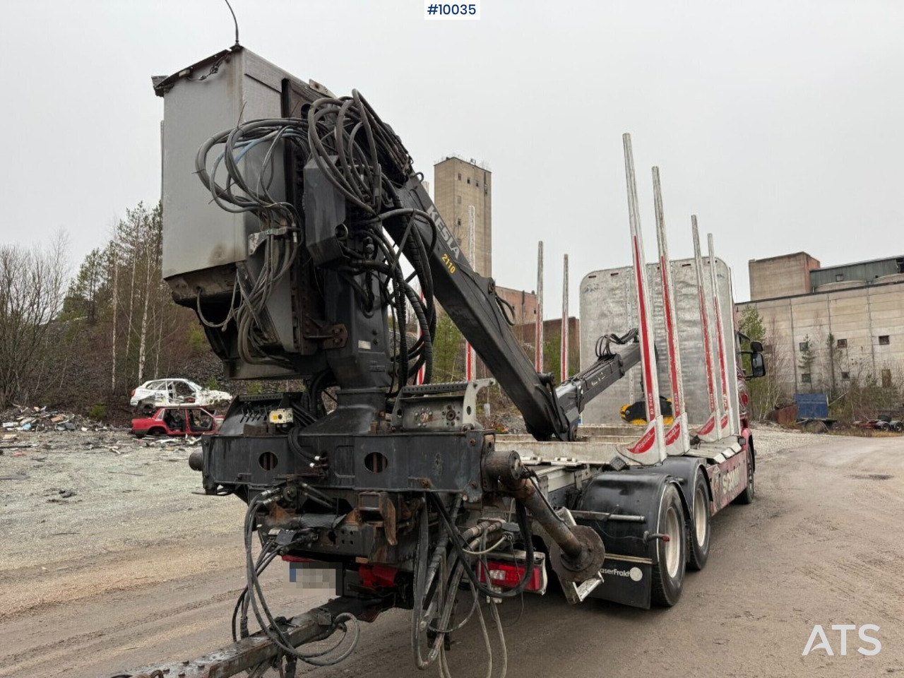 Scania R730 timber truck with crane and trailer (VIDEO) - Caminhão florestal, Caminhão grua: foto 5 Scania R730 timber truck with crane and trailer (VIDEO) - Caminhão florestal, Caminhão grua: foto 5