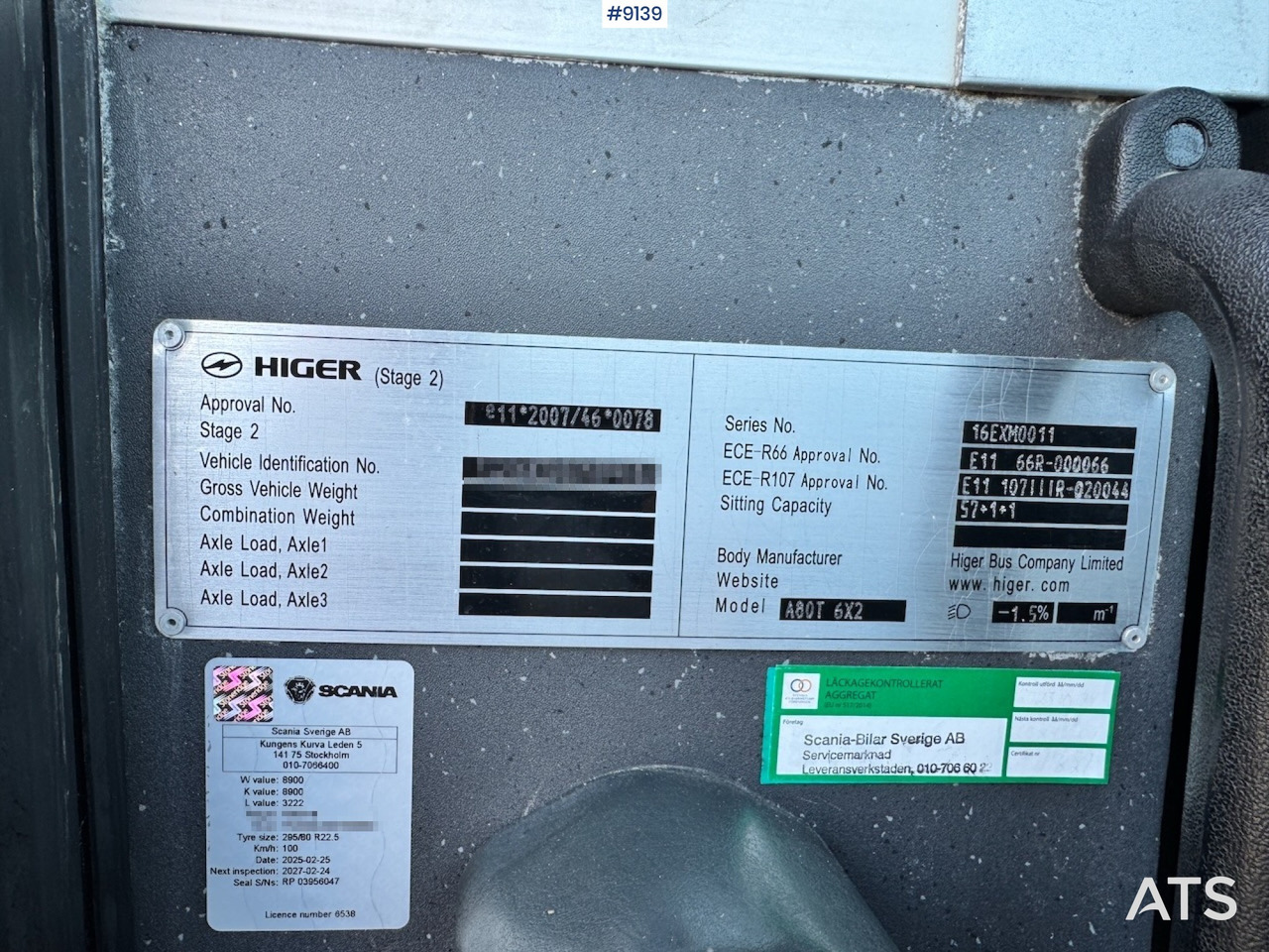 Autocarro Scania Touring HD Tour bus 57 + 2 seats (SEE VIDEO): foto 15