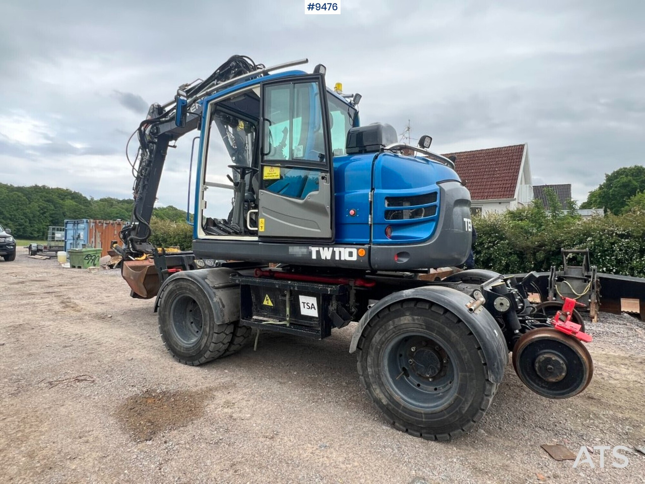 Terex TW 110 Railway machine (VIDEO) - Escavadeira de rodas: foto 3 Terex TW 110 Railway machine (VIDEO) - Escavadeira de rodas: foto 3