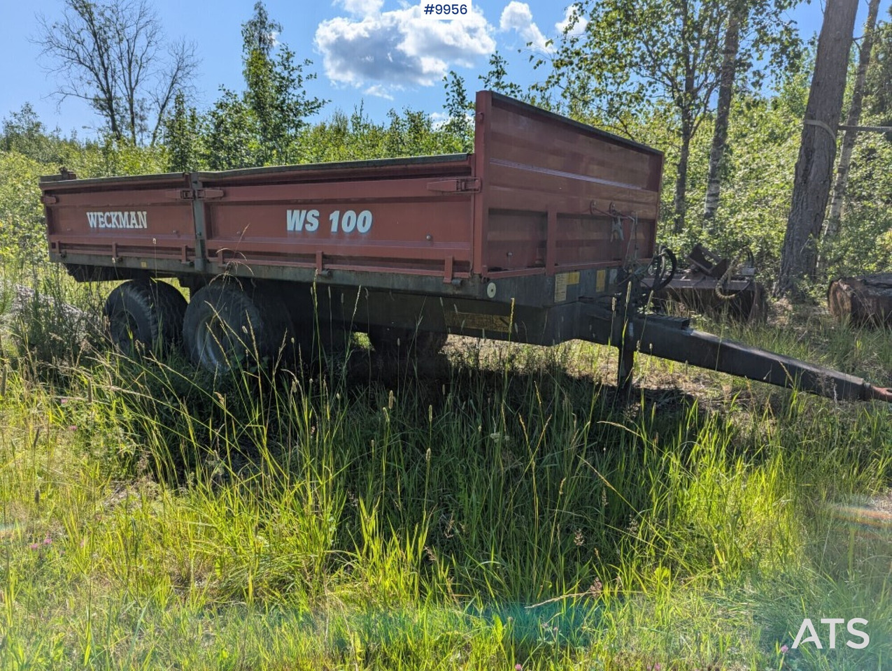 Tipper Weckman WS100 - Reboque basculante: foto 5 Tipper Weckman WS100 - Reboque basculante: foto 5
