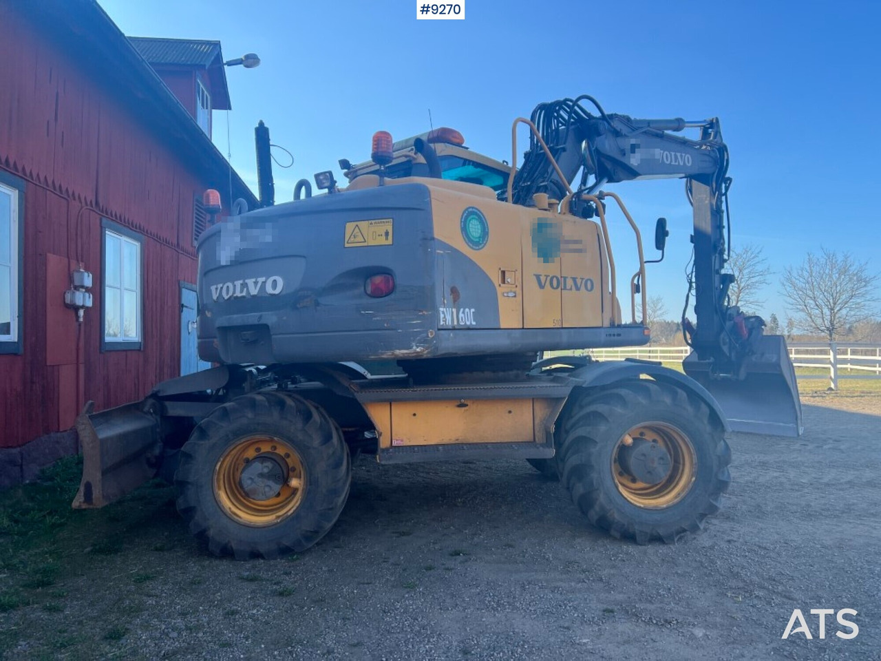 Volvo EW 160 C wheeled excavator (VIDEO) - Escavadeira de rodas: foto 2 Volvo EW 160 C wheeled excavator (VIDEO) - Escavadeira de rodas: foto 2