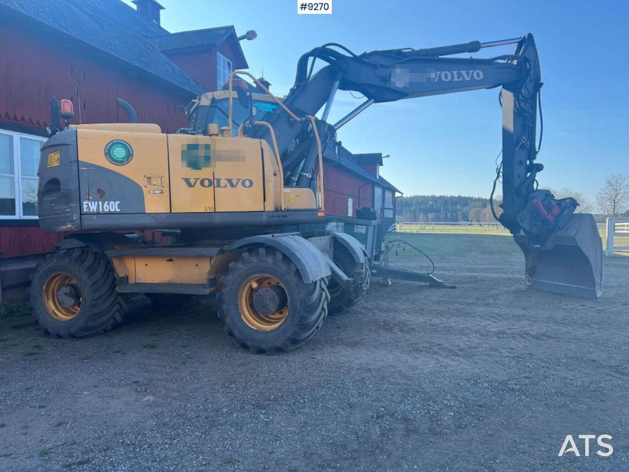 Volvo EW 160 C wheeled excavator (VIDEO) - Escavadeira de rodas: foto 4 Volvo EW 160 C wheeled excavator (VIDEO) - Escavadeira de rodas: foto 4