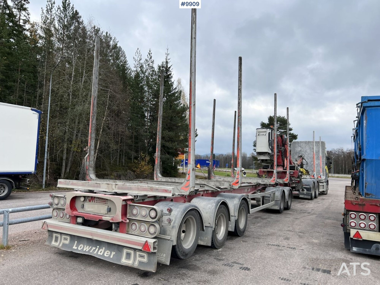 Volvo FH 64R Timber truck with crane and trailer - Caminhão florestal, Caminhão grua: foto 3 Volvo FH 64R Timber truck with crane and trailer - Caminhão florestal, Caminhão grua: foto 3