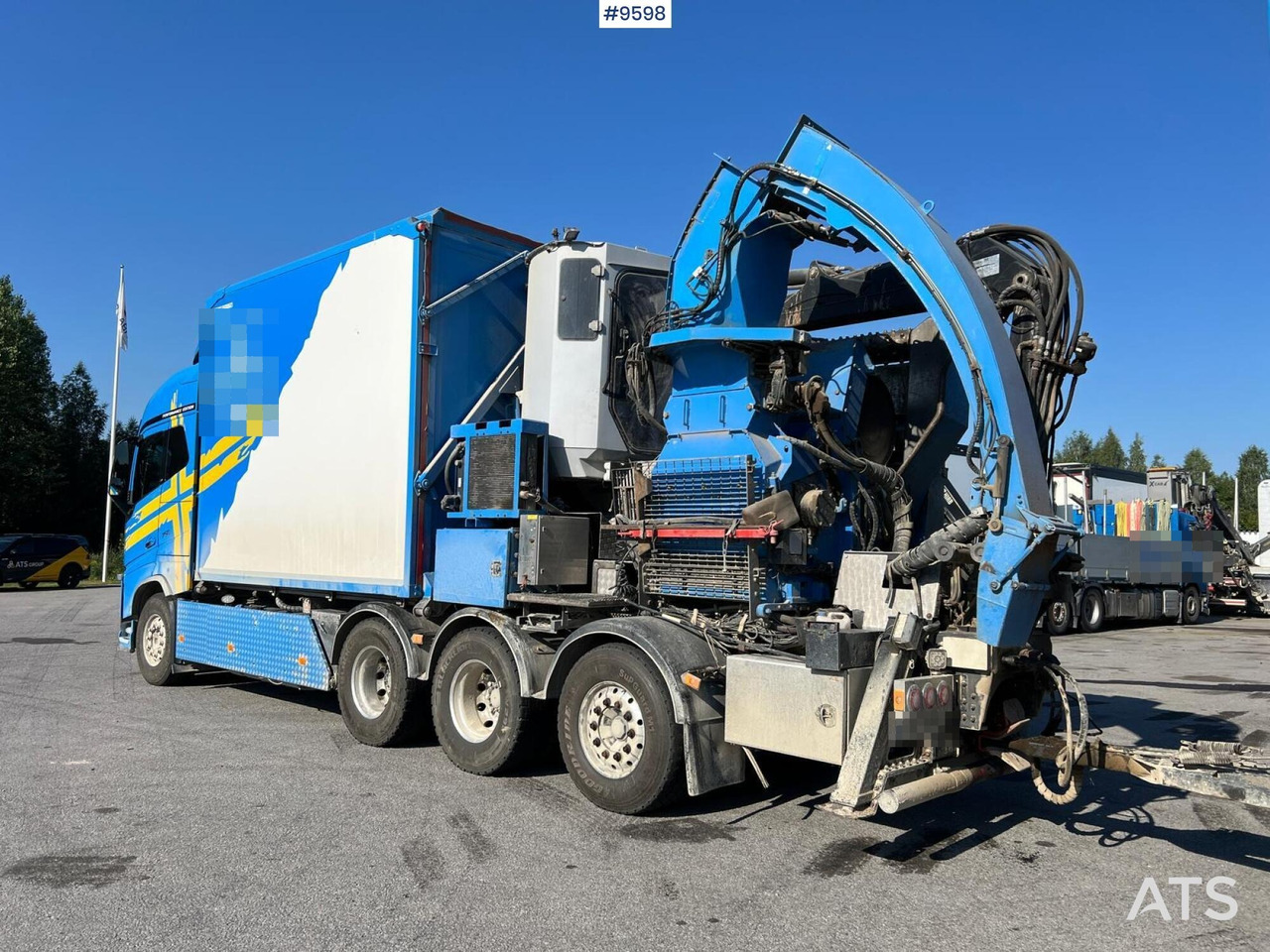 Volvo FH16 8*4 Bruks wood chipper - Caminhão basculante, Caminhão grua: foto 4 Volvo FH16 8*4 Bruks wood chipper - Caminhão basculante, Caminhão grua: foto 4