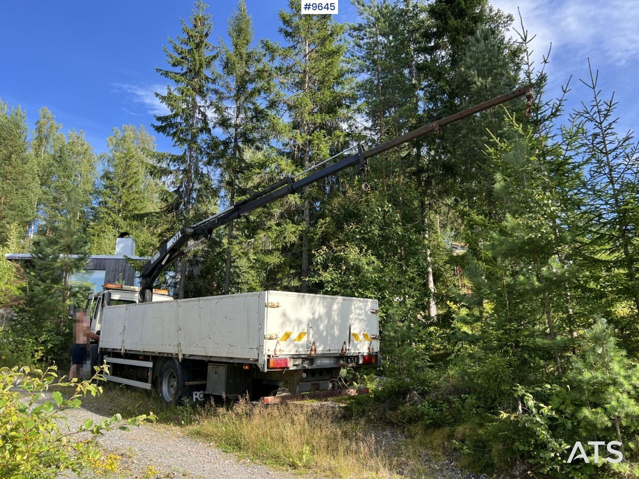 Volvo FL 614 4X2 Crane truck Repair object (VIDEO) - Camião de caixa aberta/ Plataforma, Caminhão grua: foto 5 Volvo FL 614 4X2 Crane truck Repair object (VIDEO) - Camião de caixa aberta/ Plataforma, Caminhão grua: foto 5