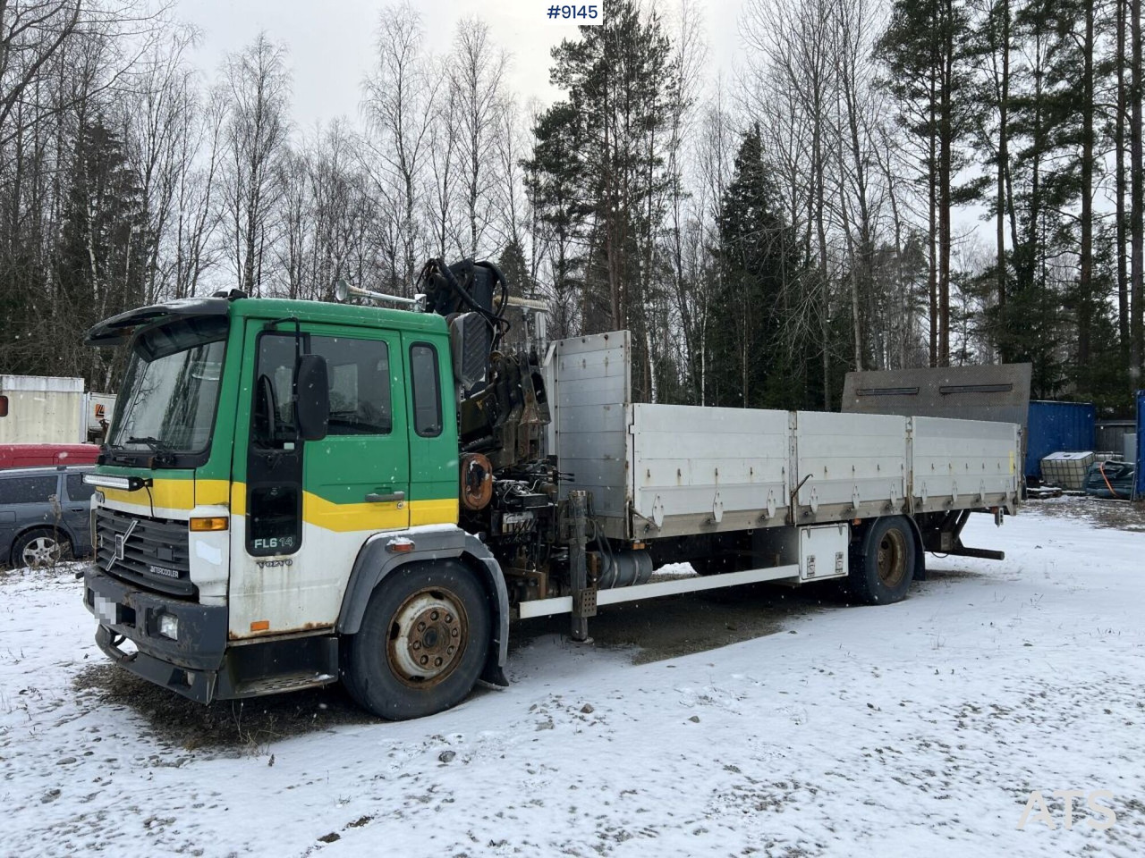 Volvo FL614 4x2 Förlängd med HIAB 105-3 - Caminhão grua: foto 1 Volvo FL614 4x2 Förlängd med HIAB 105-3 - Caminhão grua: foto 1