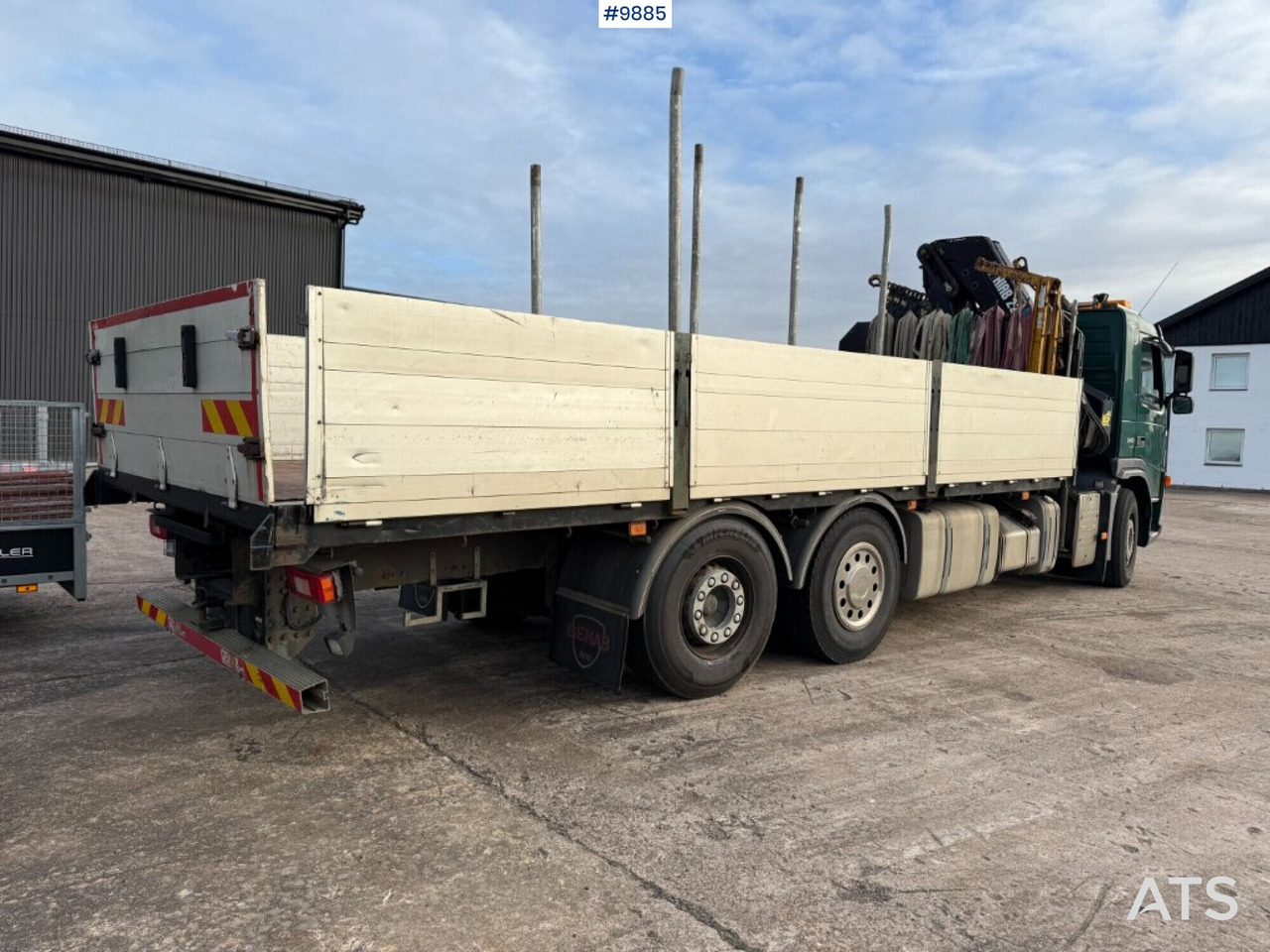 Volvo FM 340 6x2 crane truck with Hiab 220 (VIDEO) - Camião de caixa aberta/ Plataforma, Caminhão grua: foto 5 Volvo FM 340 6x2 crane truck with Hiab 220 (VIDEO) - Camião de caixa aberta/ Plataforma, Caminhão grua: foto 5