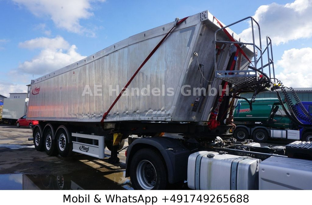 Fliegl DHKA 390 Alu *40m³/1.Liftachse/Alcoa/Podest - Semireboque basculante: foto 1 Fliegl DHKA 390 Alu *40m³/1.Liftachse/Alcoa/Podest - Semireboque basculante: foto 1
