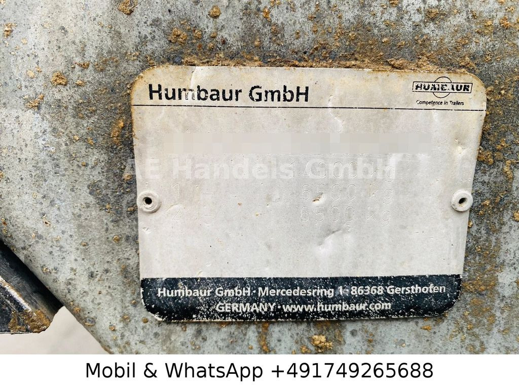 Reboque basculante Humbaur HTK 135524 TA-BE 3 Seiten Tandem *8m³: foto 10
