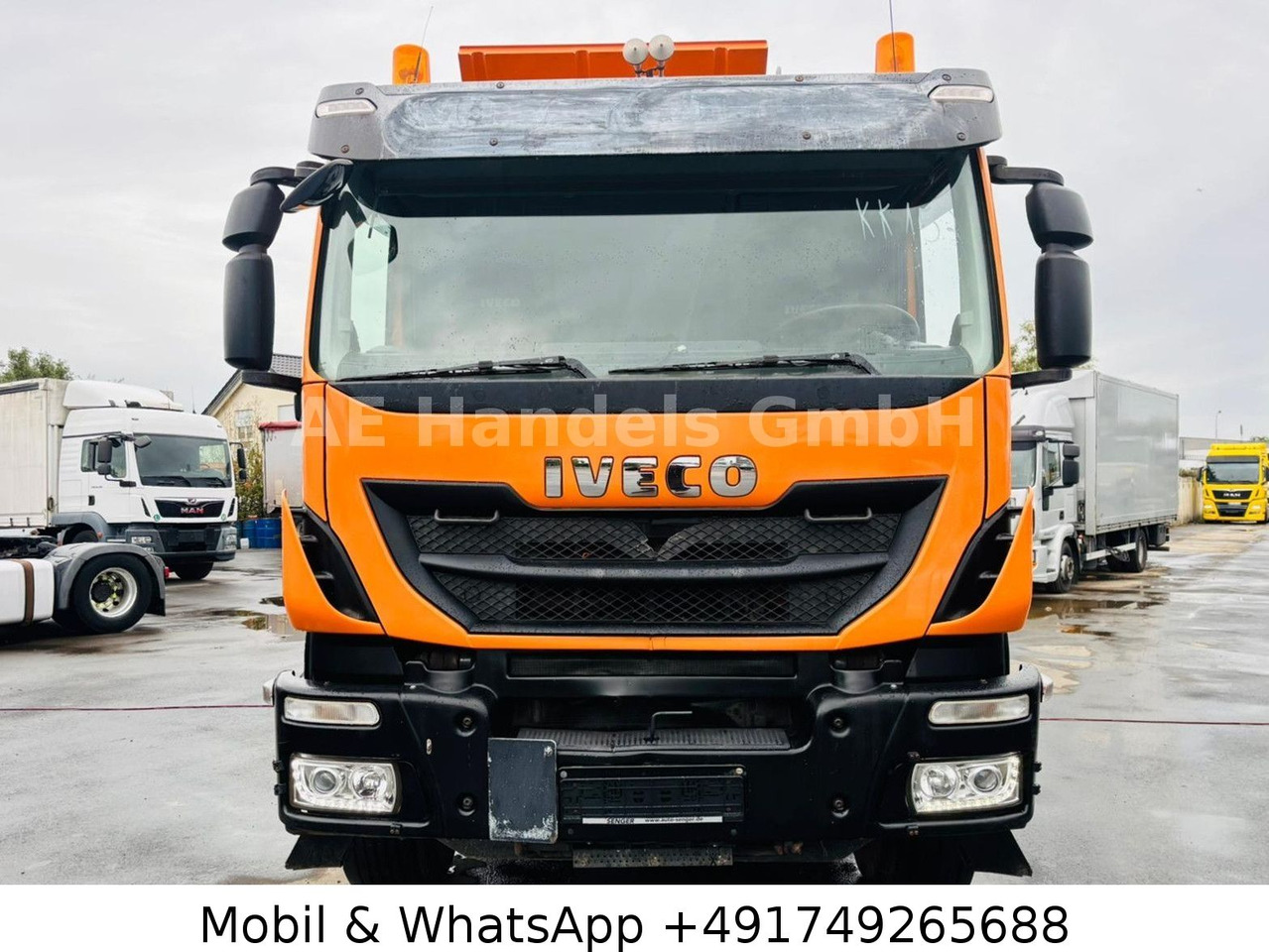 Caminhão basculante Iveco Trakker 410 E6 BB 6x4 Meiller-Kipper *10m³/AHK: foto 8