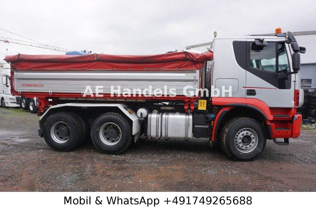 Caminhão basculante Iveco Trakker 500 BL 6x4 *Retarder/11m³/Wechselkipper: foto 7