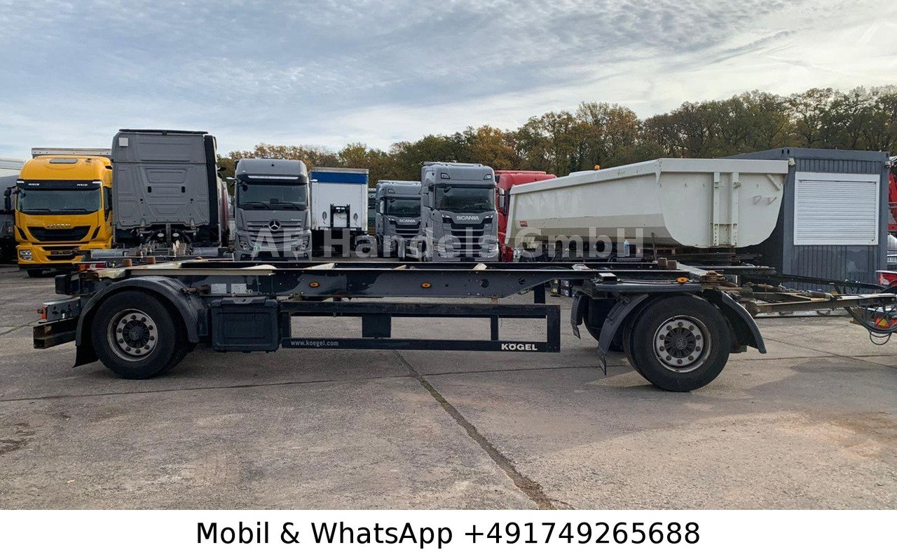 Kögel AW 18 BDF Drehschemel *Scheibenbremsen/Vollluft - Reboque transportador de contêineres/ Caixa móvel: foto 2 Kögel AW 18 BDF Drehschemel *Scheibenbremsen/Vollluft - Reboque transportador de contêineres/ Caixa móvel: foto 2