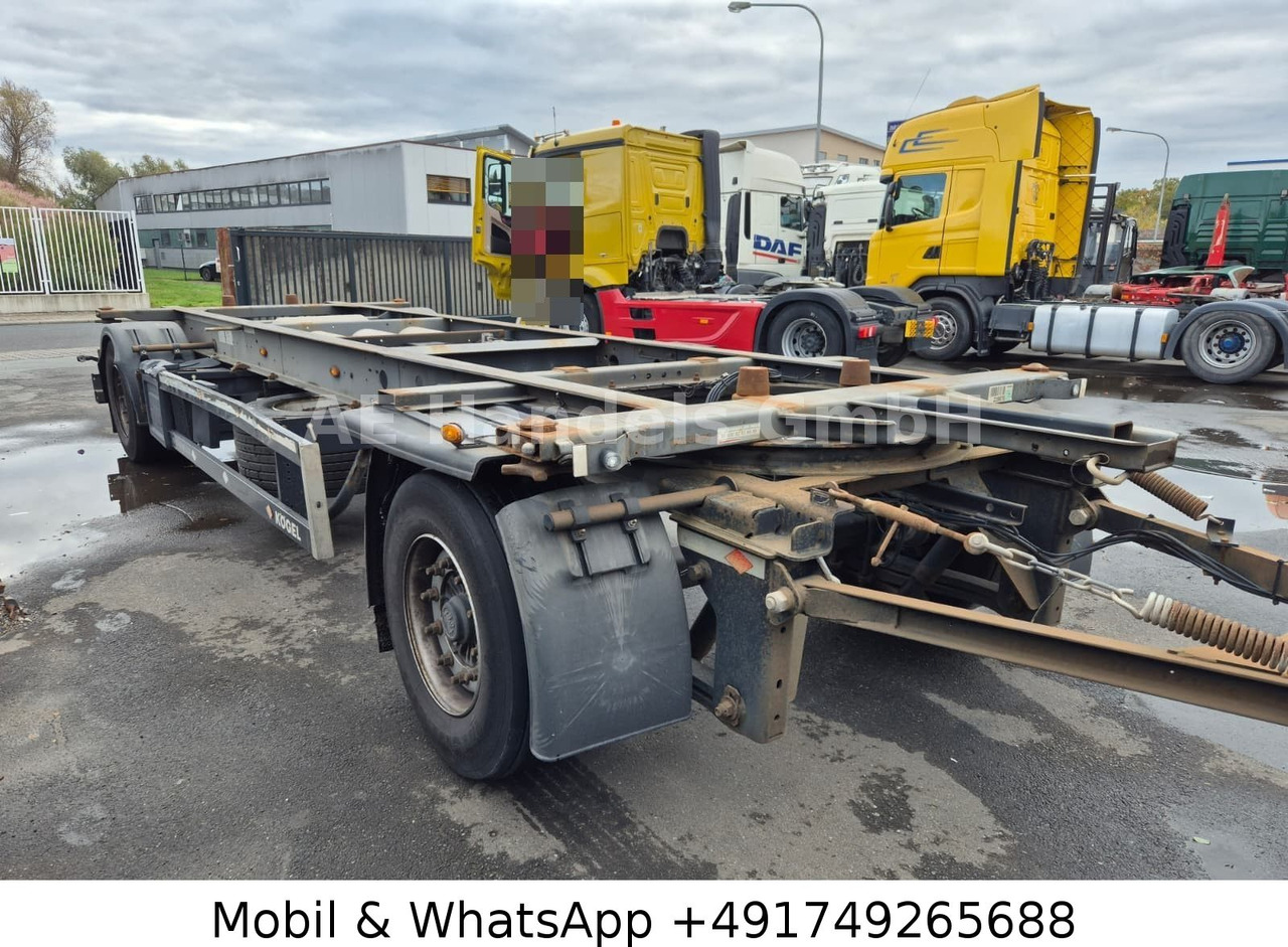 Kögel AW 18 BDF Drehschemel *Scheibenbremsen/Vollluft - Reboque transportador de contêineres/ Caixa móvel: foto 1 Kögel AW 18 BDF Drehschemel *Scheibenbremsen/Vollluft - Reboque transportador de contêineres/ Caixa móvel: foto 1
