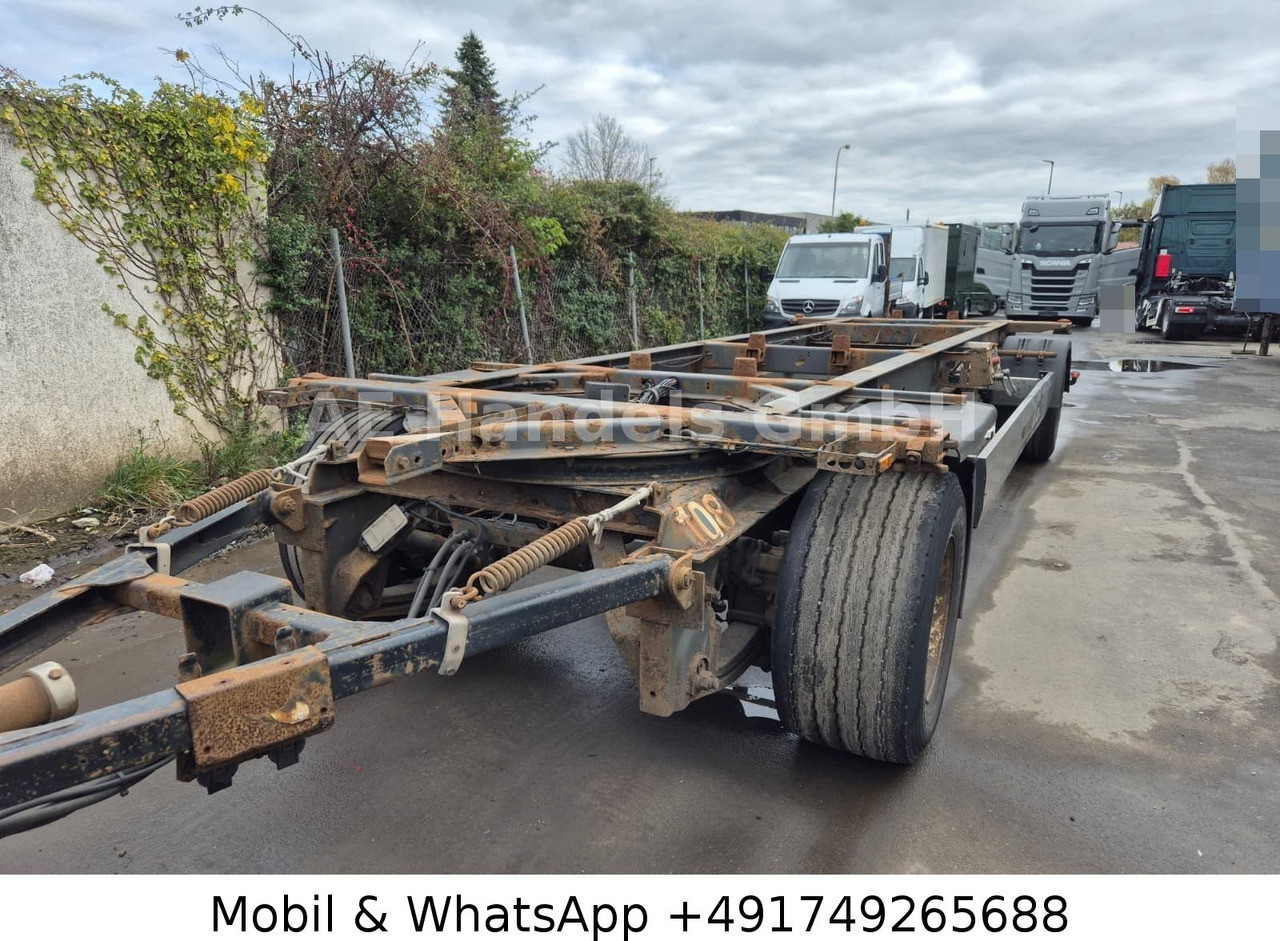 Krone AZW 18 BDF Drehschermel*Scheibenbremsen/VollLuft - Reboque transportador de contêineres/ Caixa móvel: foto 1 Krone AZW 18 BDF Drehschermel*Scheibenbremsen/VollLuft - Reboque transportador de contêineres/ Caixa móvel: foto 1