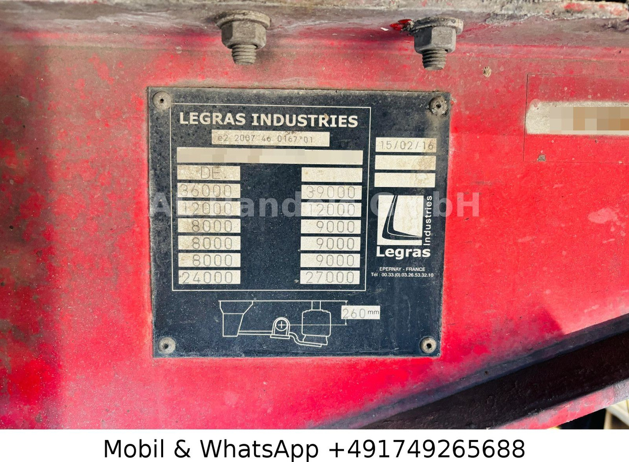 Semireboque piso móvel Legras SR3M *86m³/10x21/1.Lift/Rollplane/Fernbedienung: foto 14