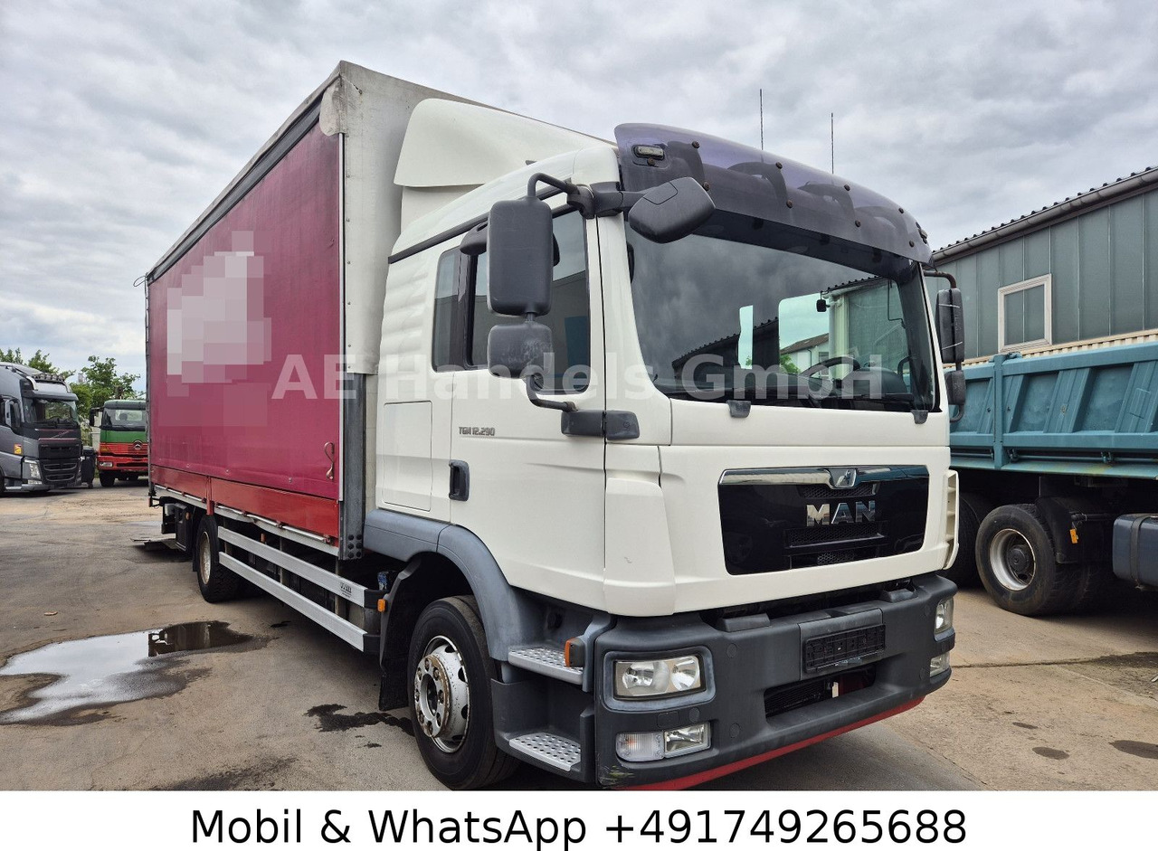 MAN TGM 12.290 L BL *Edscha / 2xTank / LBW / AHK - Caminhão com lona: foto 1 MAN TGM 12.290 L BL *Edscha / 2xTank / LBW / AHK - Caminhão com lona: foto 1
