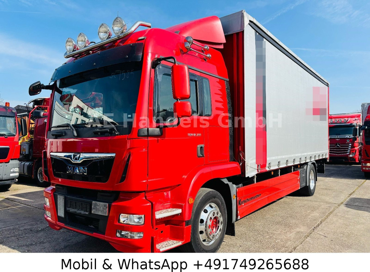 MAN TGM 18.320 BL LX * Edscha/Tautliner/LBW/Kamera - Caminhão com lona: foto 1 MAN TGM 18.320 BL LX * Edscha/Tautliner/LBW/Kamera - Caminhão com lona: foto 1