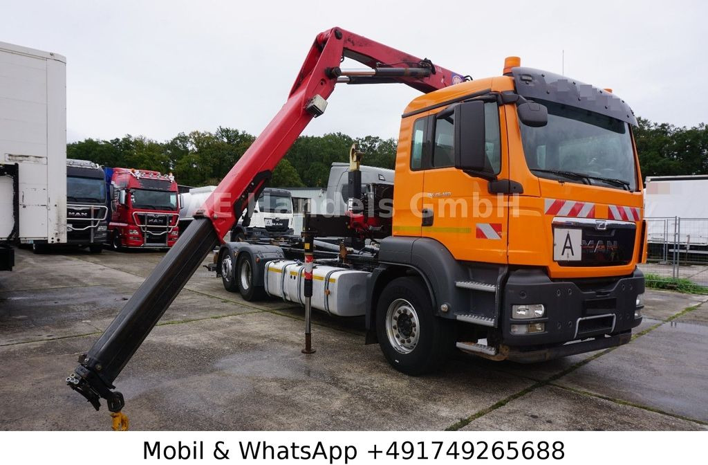 MAN TGS 26.400 BL *Hyva-20.60S/HMF-1444-22/Lenk+Lift - Caminhão grua: foto 1 MAN TGS 26.400 BL *Hyva-20.60S/HMF-1444-22/Lenk+Lift - Caminhão grua: foto 1