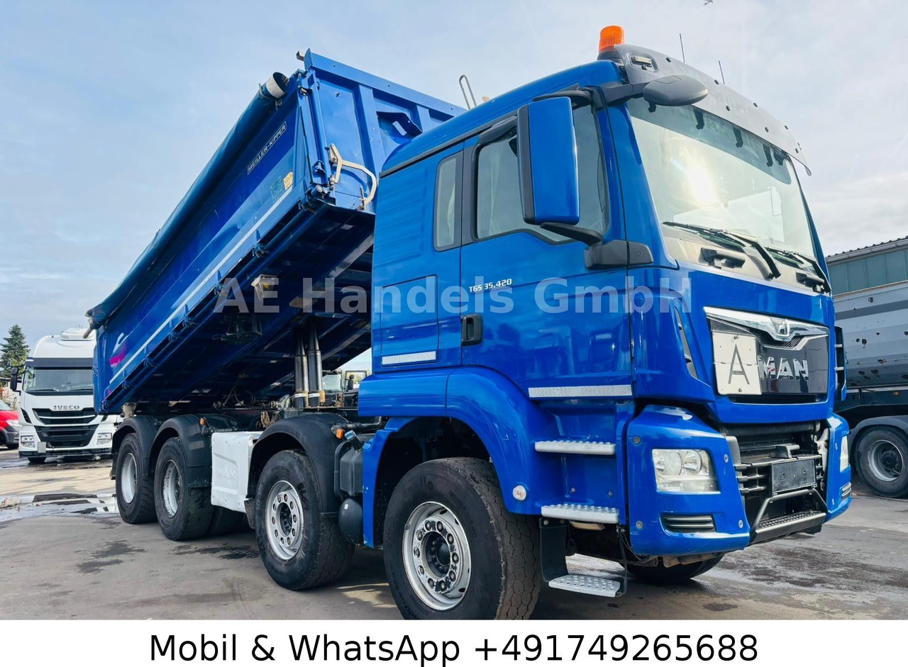 MAN TGS 35.420 L BB 8x4 Meiller *13m³/Bordmatik/AP - Caminhão basculante: foto 1 MAN TGS 35.420 L BB 8x4 Meiller *13m³/Bordmatik/AP - Caminhão basculante: foto 1