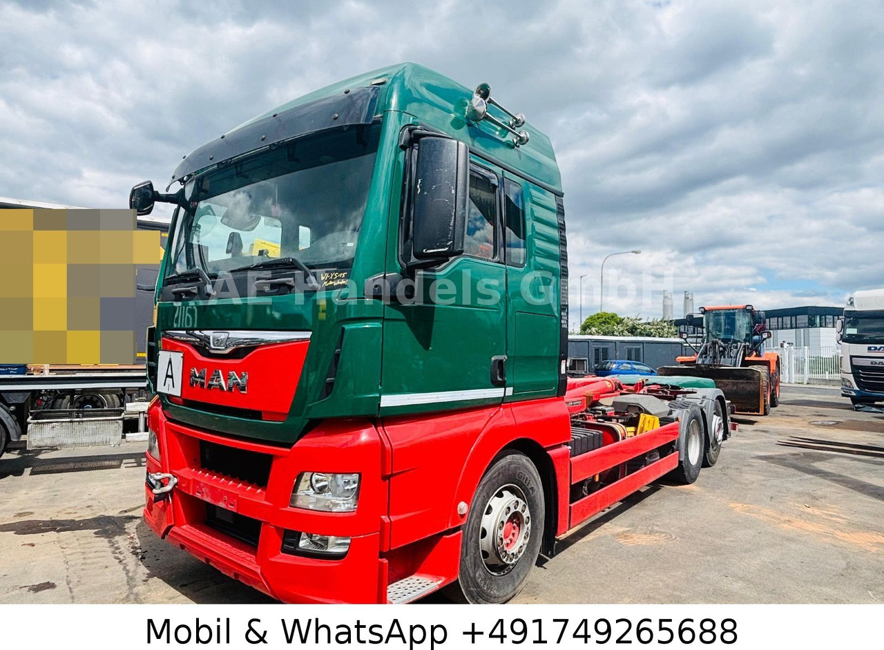 Caminhão polibenne, Caminhão grua MAN TGX 26.440 XLX BL 6x2 *Retarder/MEILLER-RK-20.65: foto 6