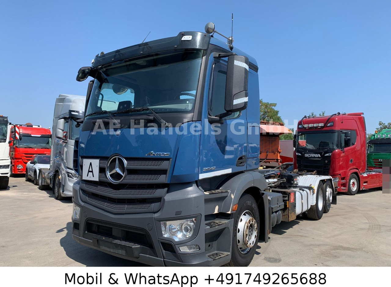 Mercedes-Benz Antos 2542 M LL *Retarder/Hiab-XR21S56/Lenk+Lift - Caminhão polibenne, Caminhão grua: foto 1 Mercedes-Benz Antos 2542 M LL *Retarder/Hiab-XR21S56/Lenk+Lift - Caminhão polibenne, Caminhão grua: foto 1