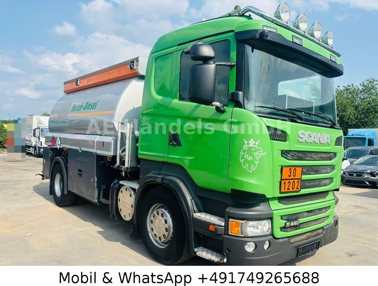 Scania R440 Rohr *Retarder/Oben-Unten/2-Kammern/14m³ - Caminhão tanque: foto 2 Scania R440 Rohr *Retarder/Oben-Unten/2-Kammern/14m³ - Caminhão tanque: foto 2