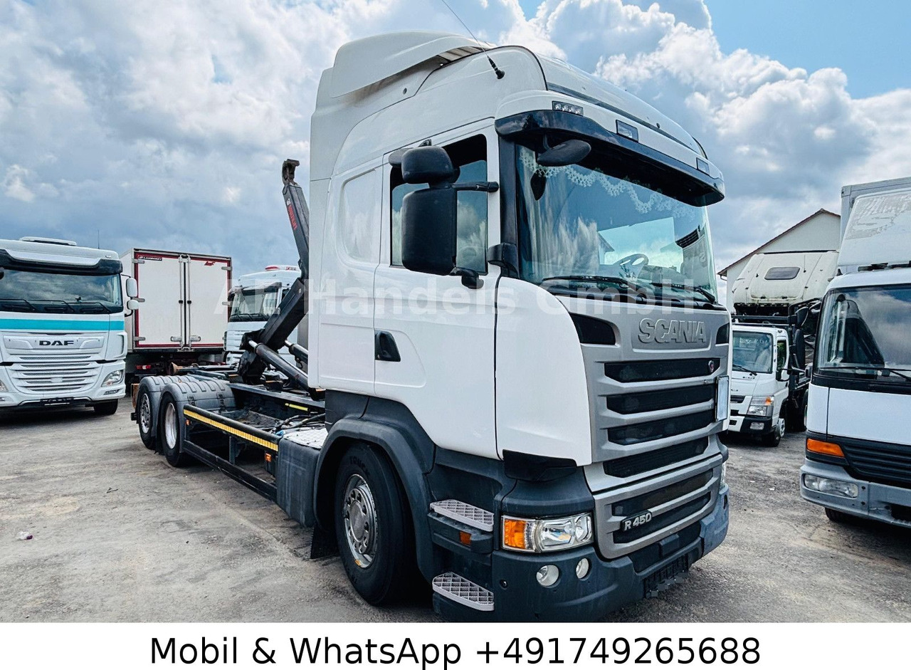 Scania R450 LL 6x2 *Retarder/Hiab-OPT20S59/Standklima - Caminhão polibenne: foto 2 Scania R450 LL 6x2 *Retarder/Hiab-OPT20S59/Standklima - Caminhão polibenne: foto 2