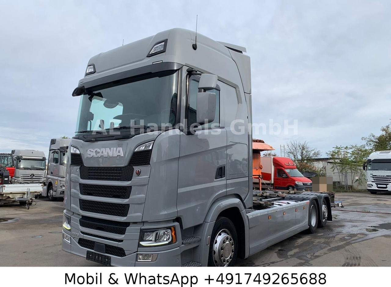 Scania S450 HighLine BDF *Retarder/Lenk+Lift/Multi/LBW - Caminhão transportador de contêineres/ Caixa móvel: foto 1 Scania S450 HighLine BDF *Retarder/Lenk+Lift/Multi/LBW - Caminhão transportador de contêineres/ Caixa móvel: foto 1