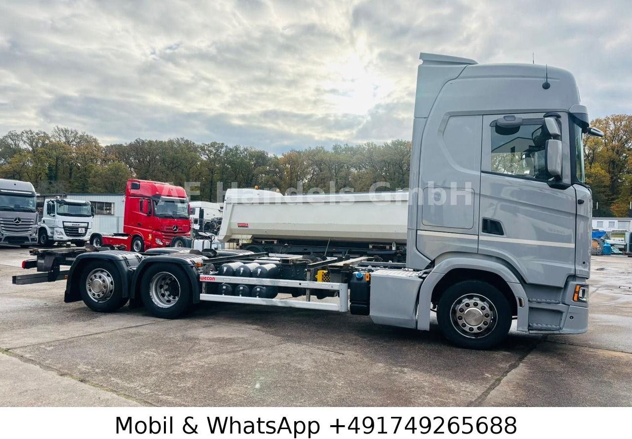 Scania S450 HighLine BDF *Retarder/Lenk+Lift/Multi/LBW - Caminhão transportador de contêineres/ Caixa móvel: foto 2 Scania S450 HighLine BDF *Retarder/Lenk+Lift/Multi/LBW - Caminhão transportador de contêineres/ Caixa móvel: foto 2