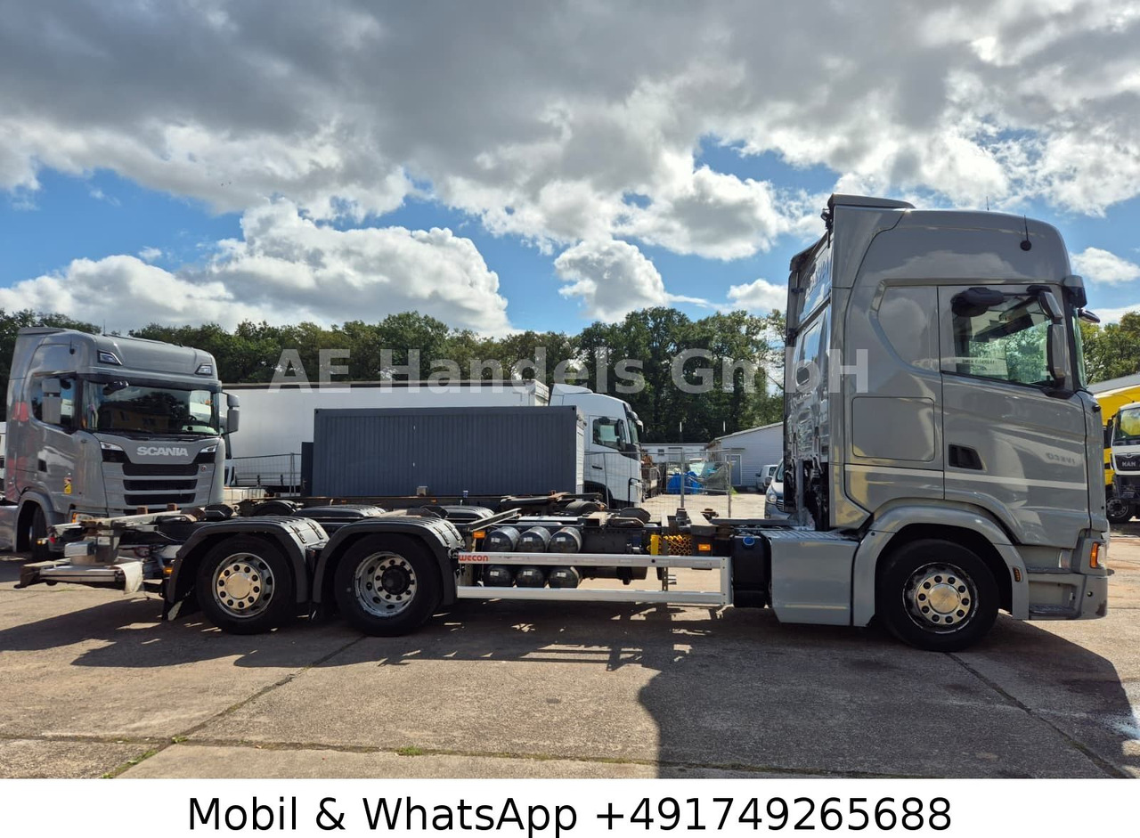 Scania S450 HighLine BDF *Retarder/Lenk+Lift/Multi/LBW - Caminhão transportador de contêineres/ Caixa móvel: foto 2 Scania S450 HighLine BDF *Retarder/Lenk+Lift/Multi/LBW - Caminhão transportador de contêineres/ Caixa móvel: foto 2