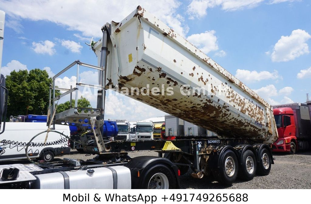 Schmitz Cargobull SKI 24 Stahl *24m³ / 1.Liftachse / Rollplane - Semireboque basculante: foto 1 Schmitz Cargobull SKI 24 Stahl *24m³ / 1.Liftachse / Rollplane - Semireboque basculante: foto 1