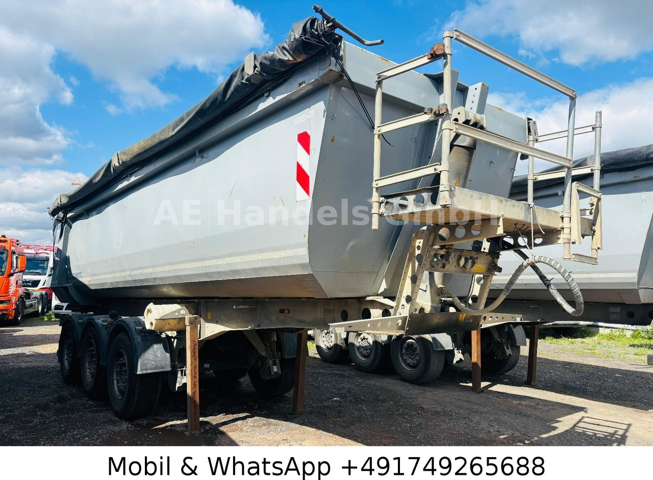 Schmitz Cargobull SKI 24 Stahl *24m³ / 1.Liftachse / Schieber - Semireboque basculante: foto 1 Schmitz Cargobull SKI 24 Stahl *24m³ / 1.Liftachse / Schieber - Semireboque basculante: foto 1