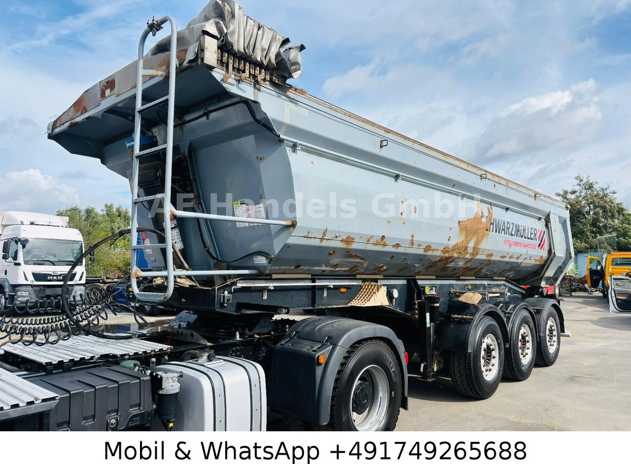 Schwarzmüller SK Stahl *24m³/Hardox/Alcoa/E-Verdeck/Wabco - Semireboque basculante: foto 1 Schwarzmüller SK Stahl *24m³/Hardox/Alcoa/E-Verdeck/Wabco - Semireboque basculante: foto 1