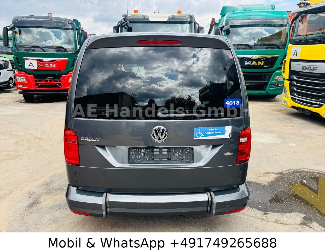 Volkswagen Caddy 2.0 TDI Maxi BTW *Rampe/Klima/Tempomat/6+1 - Furgão de passageiros: foto 5 Volkswagen Caddy 2.0 TDI Maxi BTW *Rampe/Klima/Tempomat/6+1 - Furgão de passageiros: foto 5