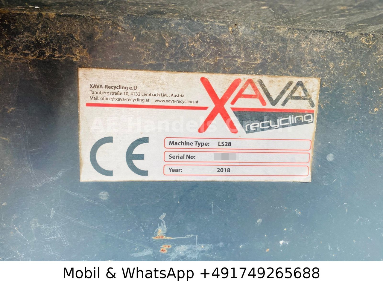 Peneira vibratória XAVA LS28 Rüttelsieb/Vibrating-Sieve *8,35m³: foto 14