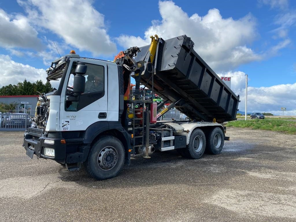 Iveco TRAKKER 410/EEV -PALFINGER PK13001-T18 endommagé - Caminhão polibenne: foto 3 Iveco TRAKKER 410/EEV -PALFINGER PK13001-T18 endommagé - Caminhão polibenne: foto 3