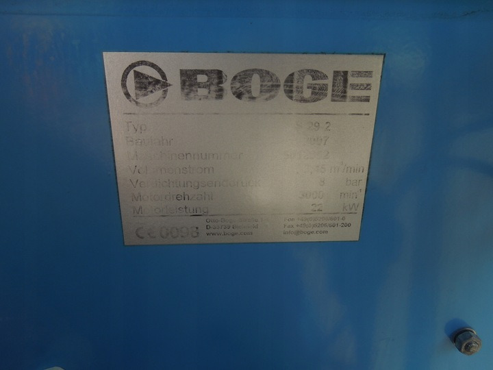 BOGE S29-2 - Compressor de ar: foto 3 BOGE S29-2 - Compressor de ar: foto 3